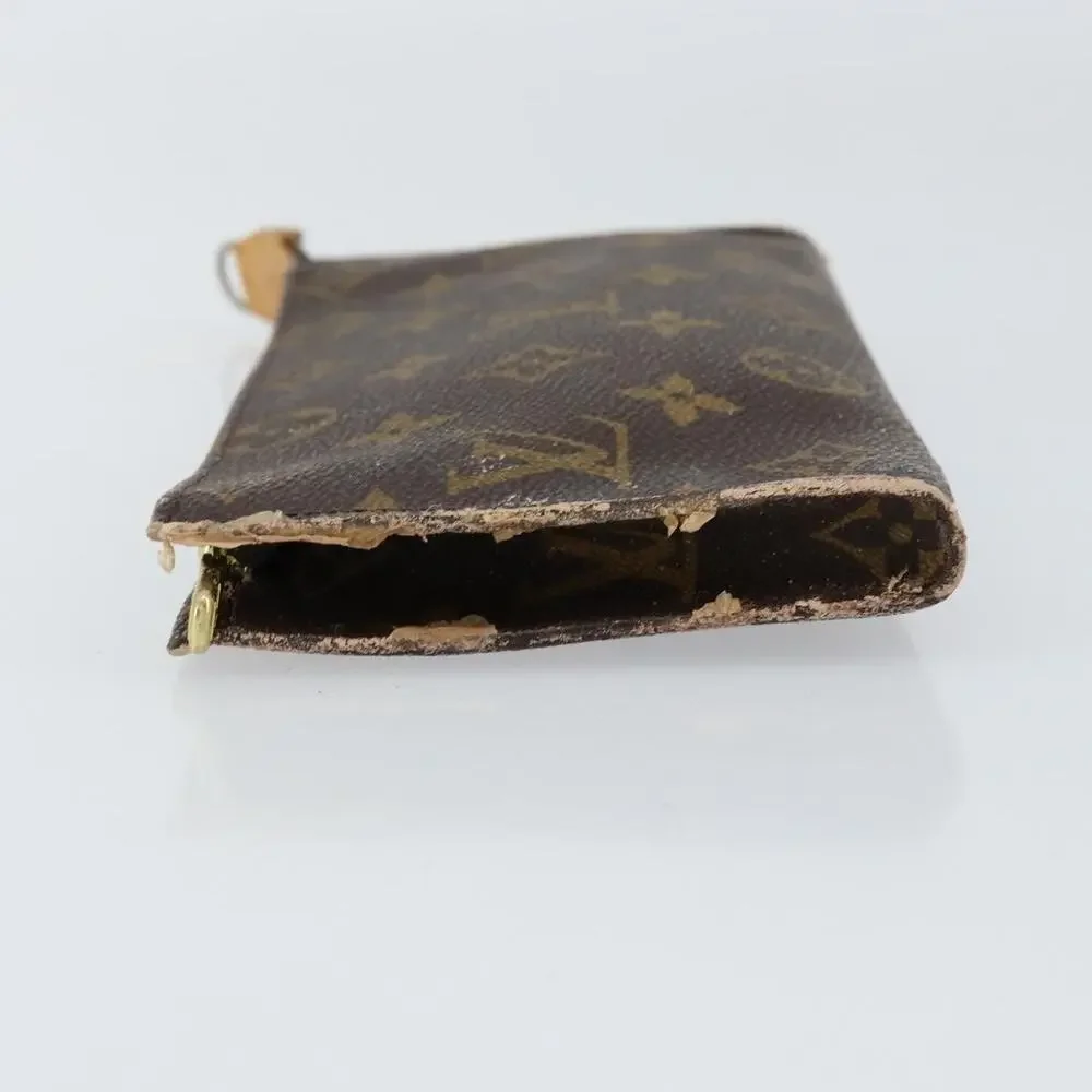 Louis Vuitton Monogram Bucket GM Accessory Pouch Brown